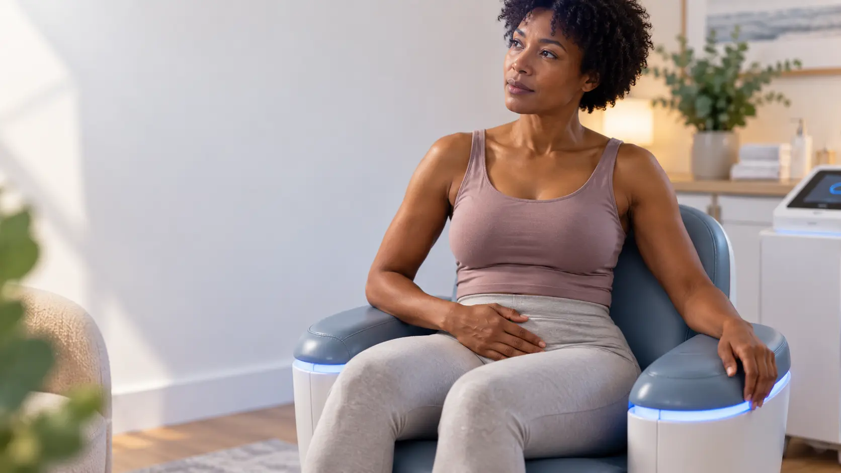 Calm Wellness Chair Reflection pelvic floor health solutions from incontince direct Plymouth